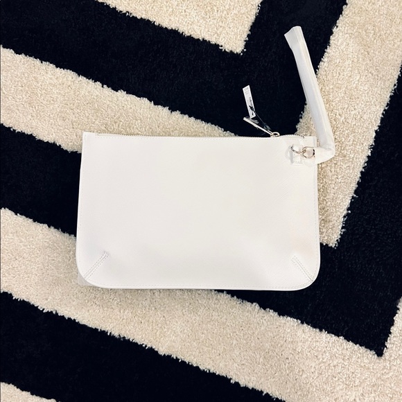 WHITE HOUSE BLACK MARKET || Studded Pouch/Clutch in Hydrangea White🌟NIB🌟 - Picture 6 of 6